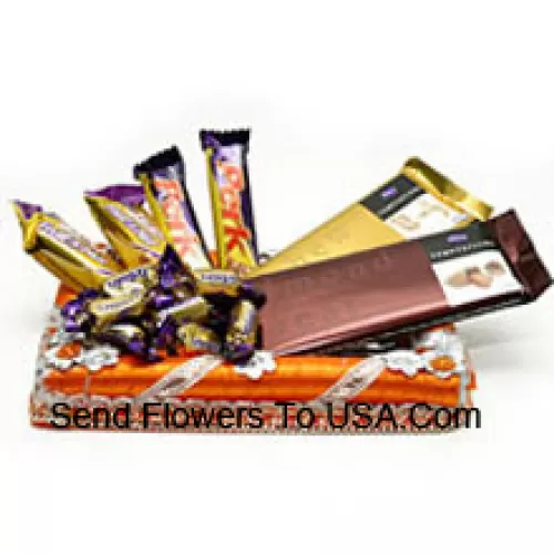 Chocolates variados envueltos para regalo (este producto debe ir acompañado con las flores)